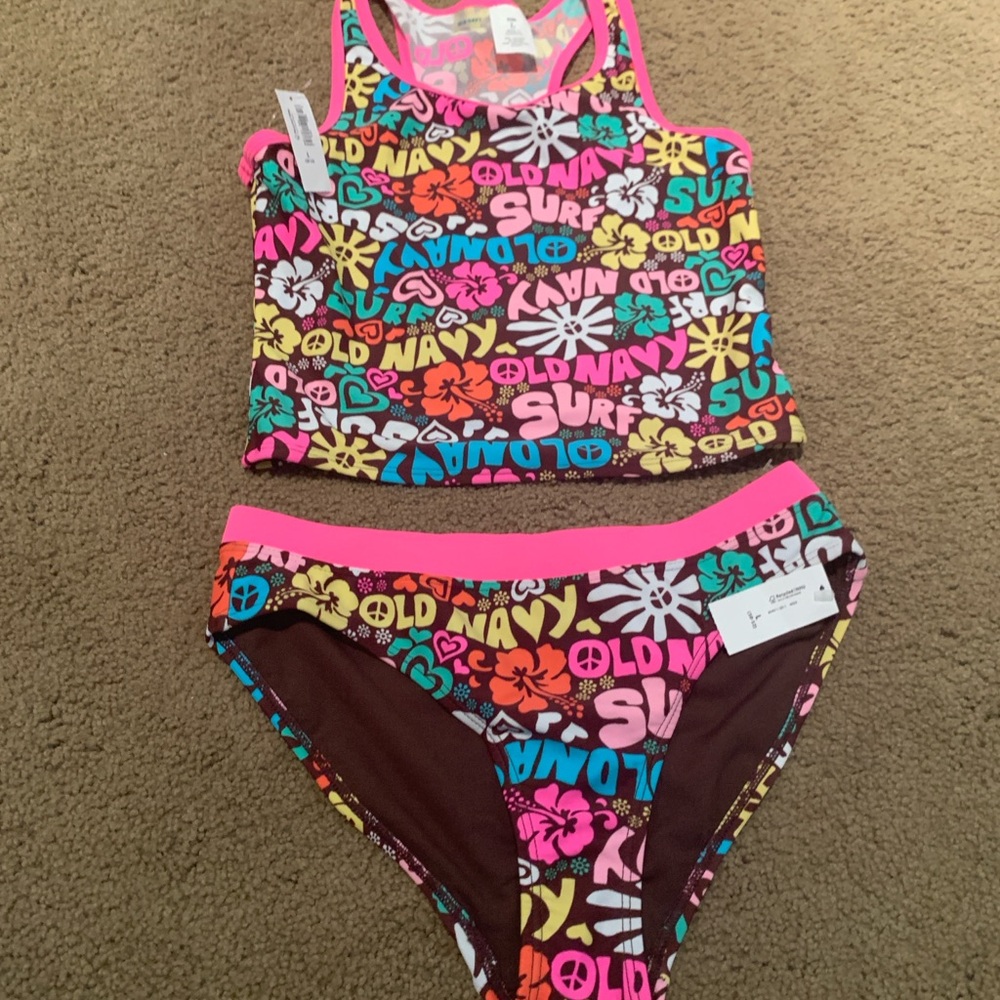 Old Navy Multicolor Swim Set